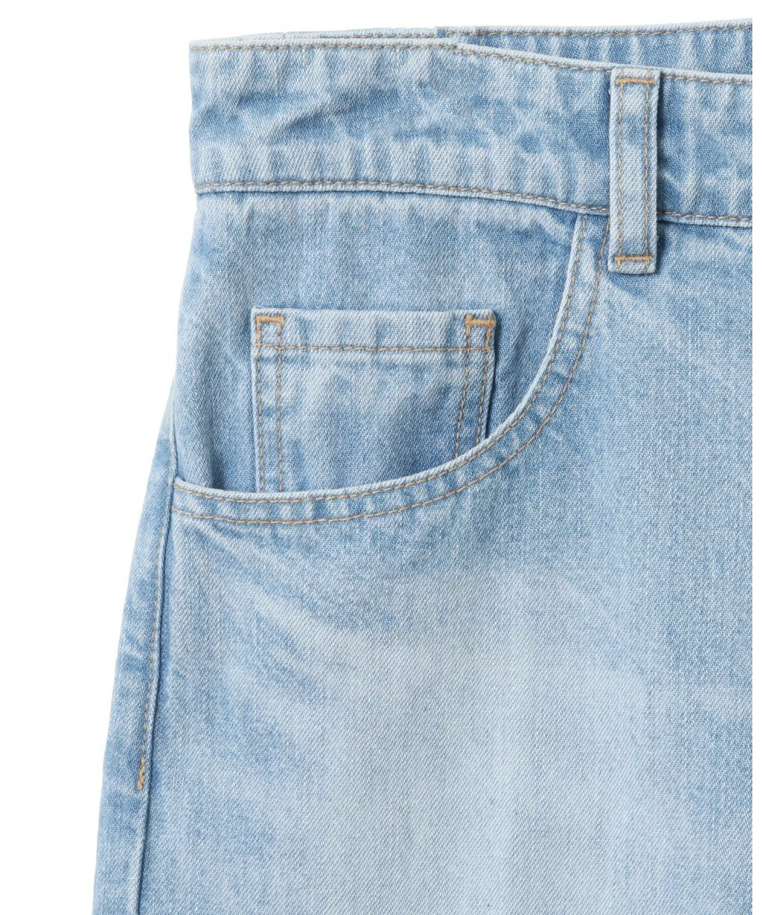 CURRENTAGE/Slim Straight Denim Pants